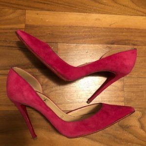 Christian Louboutin Iriza in Hot Pink/Magenta Suede Size 6.5 (36.5)